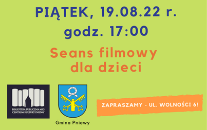 Zdjęcie do Seans filmowy dla dzieci w bibliotece