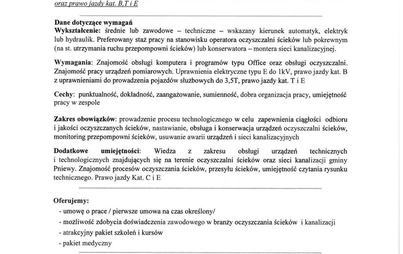 Zdjęcie do Praca w PPK Pniewy