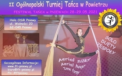 Zdjęcie do II Og&oacute;lnopolski Turniej Tańca w Powietrzu
