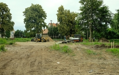 Zdjęcie do Pełną parą trwają prace w Parku Sokoła