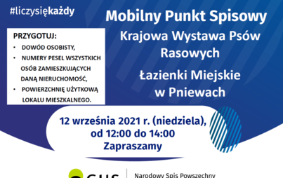 Zdjęcie do Mobilny Punkt Spisowy - Łazienki Miejskie