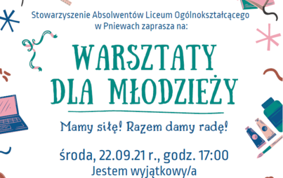 Zdjęcie do Zaproszenie na warsztaty