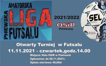 Zdjęcie do Otwarty turniej futsalu