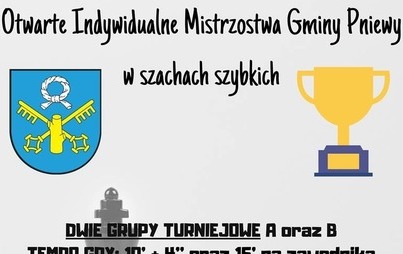 Zdjęcie do Otwarte Indywidualne Mistrzostwa Gminy Pniewy w szachach szybkich