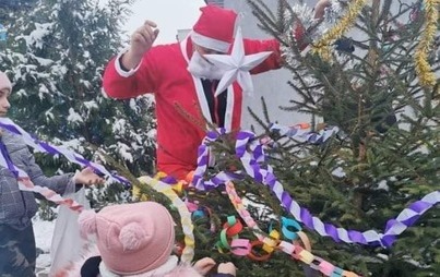 Zdjęcie do Spotkanie z Mikołajem w sołectwie Dęborzyce- Buszewo