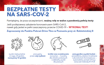 Zdjęcie do Bezplatne testy na SARS-COV-2