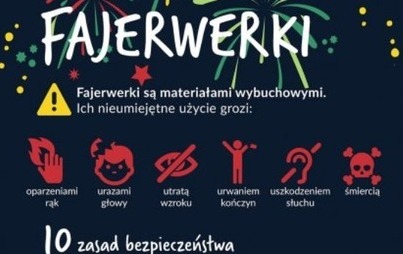 Zdjęcie do Fajerwerki a bezpieczeństwo