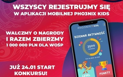 Zdjęcie do ZBIERAMY KROKI DLA WOŚP