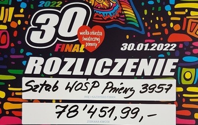 Zdjęcie do Podsumowanie 30. Finału WOŚP