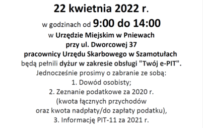 Zdjęcie do Dyżur pracownika Urzędu Skarbowego