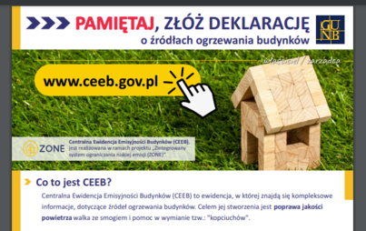 Zdjęcie do Pamiętaj, zł&oacute;ż deklarację o źr&oacute;dłach ogrzewania budynku