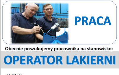 Zdjęcie do Ogłoszenie o pracę