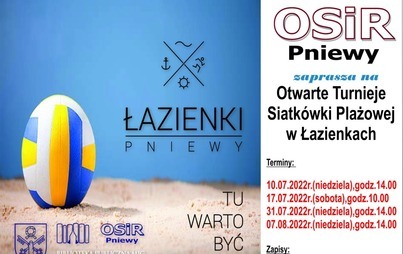 Zdjęcie do Otwarte turnieje siatk&oacute;wki plażowej