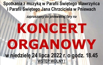 Zdjęcie do Koncert organowy