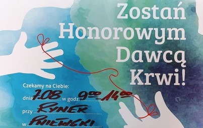 Zdjęcie do Zostań Honorowym Dawcą Krwi