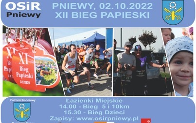 Zdjęcie do Zaproszenie na XII Bieg Papieski