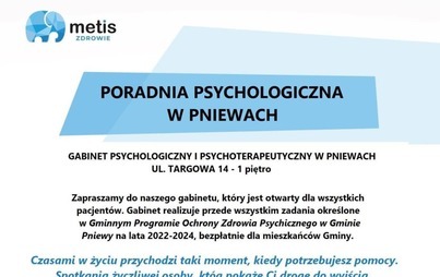 Zdjęcie do Poradnia Psychologiczna w Pniewach
