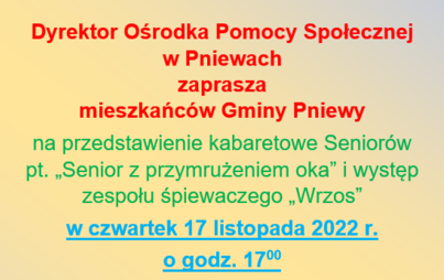 Zdjęcie do Zaproszenie na przedstawienie
