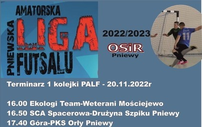 Zdjęcie do Pierwsza kolejka PALF