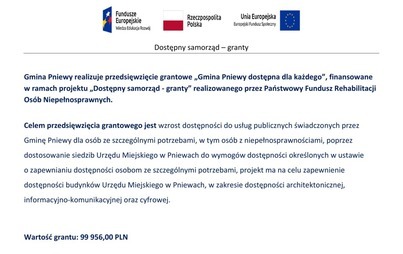 Zdjęcie do Gmina Pniewy dostępna dla każdego