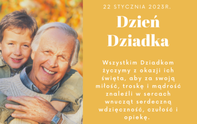 Zdjęcie do Z najlepszymi życzeniami z okazji Dnia Dziadka