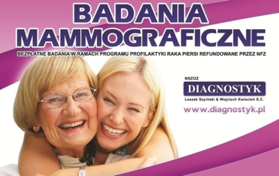 Zdjęcie do Badania Mammograficzne