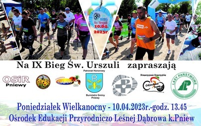 Zdjęcie do Ostatnie dni zapis&oacute;w na IX Bieg Św Urszuli w Poniedziałek Wielkanocny