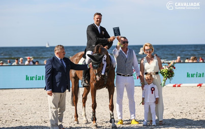 Zdjęcie do Łukasz Brz&oacute;ska przebojem Cavaliady w Świnoujsciu