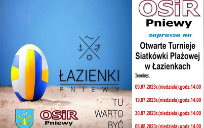 Zdjęcie do Otwarte turnieje siatk&oacute;wki plażowej w Łazienkach