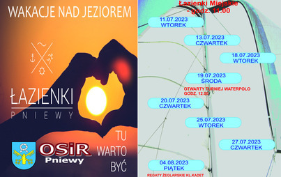 Zdjęcie do Wakacje nad jeziorem