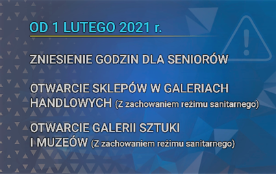 Zdjęcie do Od 1 lutego nieznaczne poluzowanie obostrzeń. Co się zmienia?