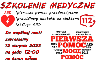 Zdjęcie do Szkolenie medyczne