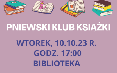 Zdjęcie do Pniewski Klub Książki