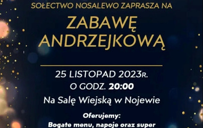 Zdjęcie do Sołectwo Nosalewo zaprasza na Zabawę Andrzejkową