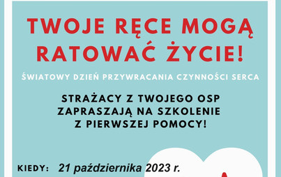 Zdjęcie do Twoje ręce mogą ratować życie !