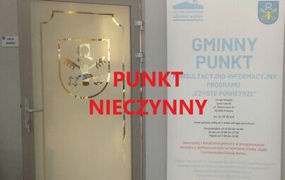Zdjęcie do Punkt Czyste Powietrze nieczynny