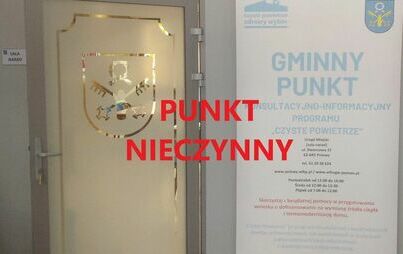 Zdjęcie do Punkt Czyste Powietrze nieczynny