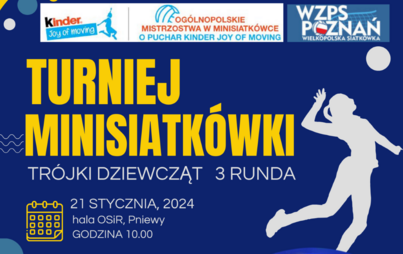 Zdjęcie do Turniej minisiatk&oacute;wki w Pniewach - zapraszamy