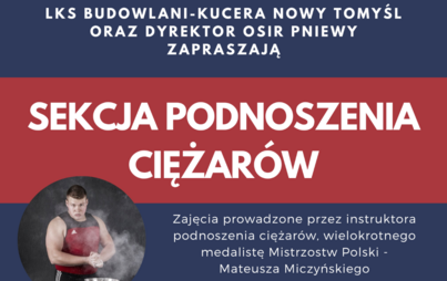 Zdjęcie do Sekcja podnoszenia ciężar&oacute;w