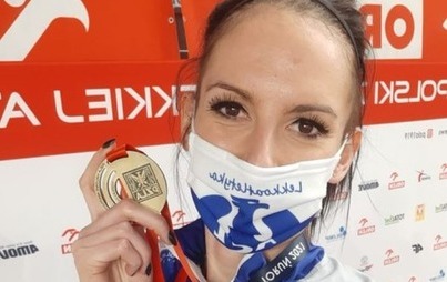 Zdjęcie do Adrianna Sz&oacute;stak Mistrzynią Polski w tr&oacute;jskoku