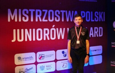 Zdjęcie do WIKTOR KACZMAREK WICEMISTRZEM POLSKI