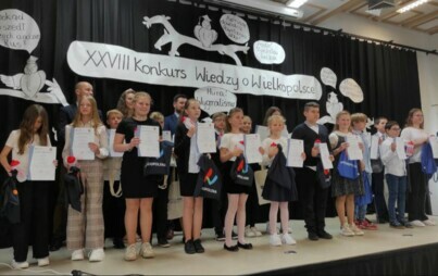 Zdjęcie do Sukcesy uczni&oacute;w Szkoły Podstawowej w Nojewie &nbsp;w XXVIII Konkursie Wiedzy o Wielkopolsce