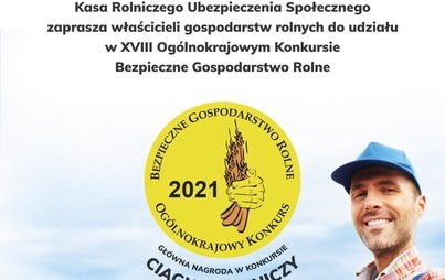 Zdjęcie do Konkurs Bezpieczne Gospodarstwo Rolne 2021
