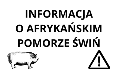 Zdjęcie do Informacja o afrykańskim pomorze świń