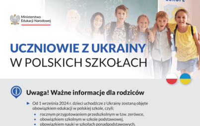 Zdjęcie do Obowiązek szkolny i obowiązek nauki dla dzieci i młodzieży z Ukrainy