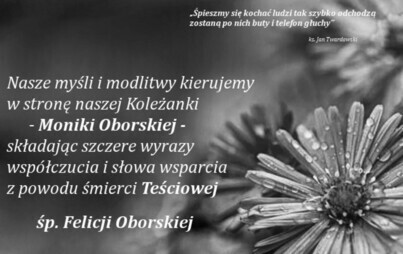 Zdjęcie do Wyrazy wsp&oacute;łczucia...