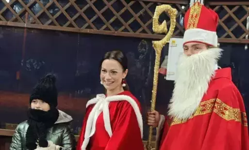 Zdjęcie do Drugi dzień wizyty Świętego Mikołaja w sołectwach