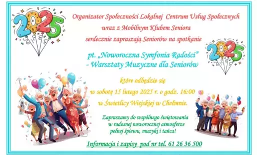 Zdjęcie do Noworoczna Symfonia Radości&rdquo; - Warsztaty Muzyczne dla Senior&oacute;w
