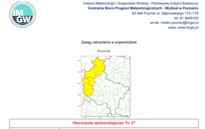 Zdjęcie do Ostrzeżenie meteorologiczne- przymrozki