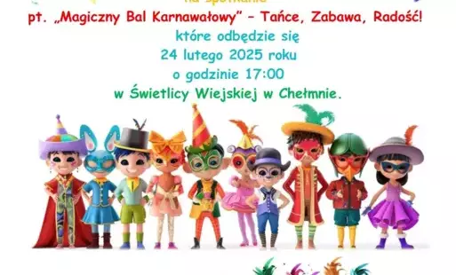 Zdjęcie do &bdquo;Magiczny Bal Karnawałowy&rdquo; &ndash; Tańce, Zabawa, Radość! 